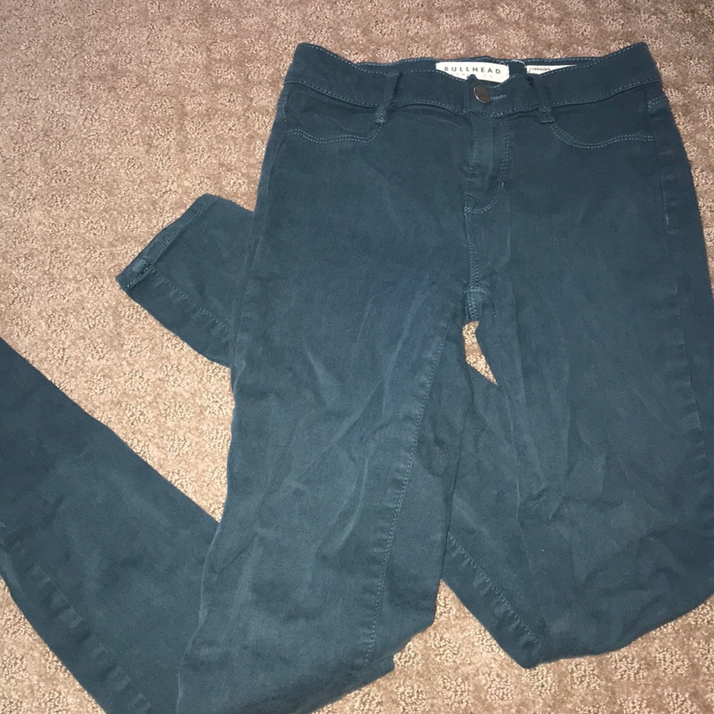 Teal Bullhead Jeggings